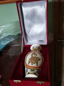 Marble Meenakari flower vase