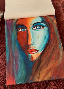 Woman Mask Painting