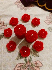 Red Rose Candles