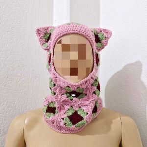 Crochet Justin Bieber&#39;s Cat Ear Balaclava/ski ma