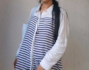 Stripped White Shirt