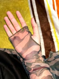 Camo mesh Long Sleeve Top (Brand new)