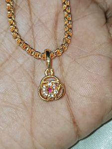 One Gram Gold Pendant Necklace