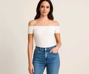 Forever 21 White Bodysuit
