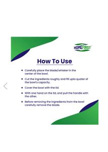 Homefirst 2 In 1 Chopper