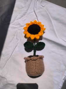 Crochet Sunflower Decor