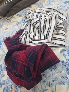 Striped Button-Down Shirt