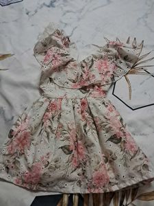 Floral Ruffle Dress