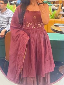 💫 Elegant Mauve Ethnic Ensemble 💫