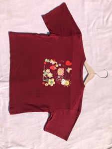 Cute Embroidered Tee