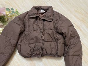 Pinterest Fall Brown Puffer Jacket🍂