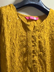 yellow kurti