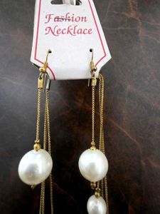 Pearl Necklace with Earrings