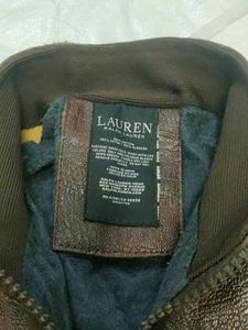 Brown Leather Finish Jacket