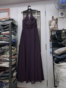 Elegant Purple Maxi Dress