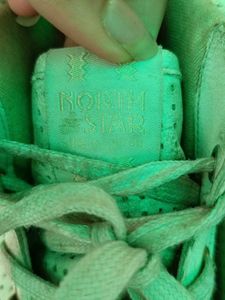 Stylish Check White Sneaker Shoes - North Star