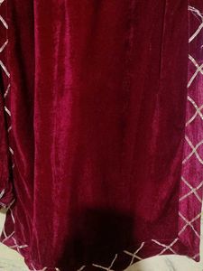Velvet Kurta Set