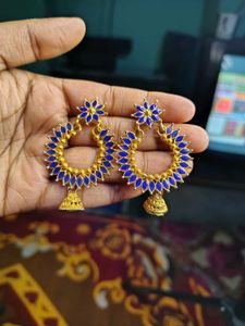 Blue &amp; Gold Jewelry Set