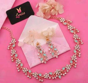 Necklace With Matching Earrings Set