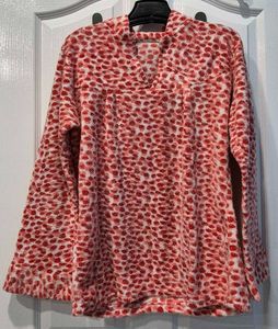 Red And White Furry Co-ord Set