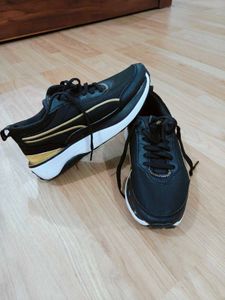 Stylish Black Sneakers