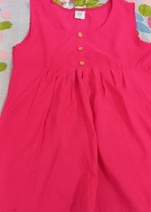 Rose Pink Colour Peplum Top