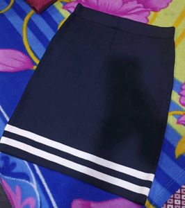 Black Pencil Skirt with Stripes🖤