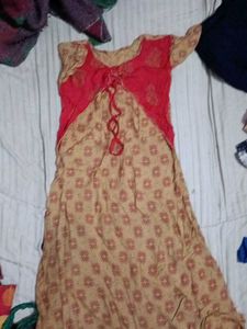 Maroon Kurta with Buttons