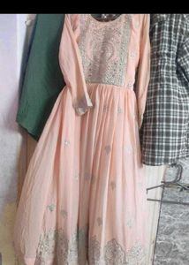 Elegant Embroidered Ethnic Gown