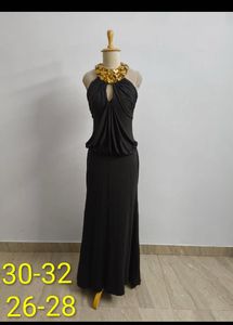 Luxury Elegant Black Maxi Dress