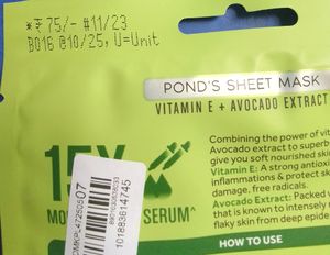 Pond&#39;s Sheet Mask......