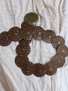 Disc Vintage Leather Belt Pinteresty