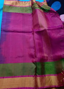 Elegant Purple Silk Saree