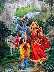 Radha Krishna Painting