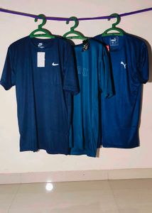 Nike And Puma 3 T-shirt Combo