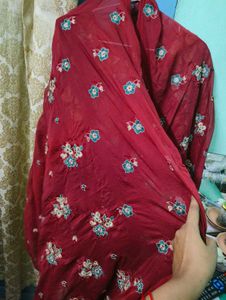 Elegant Embroidered Banarasi Kurta Set