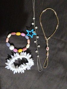 Combo Of Two Party Wear Hand Bracelet And Two Cute Bracelet.