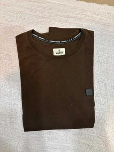 Brown Long Sleeve T-Shirt for men