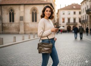 Brown baggit bag spacious and soft