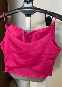 Pink Crop Top