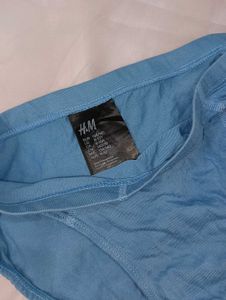 Blue Cotton Briefs