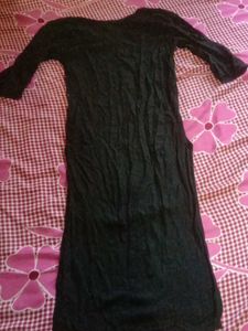 Elegant Black Embellished Kurti