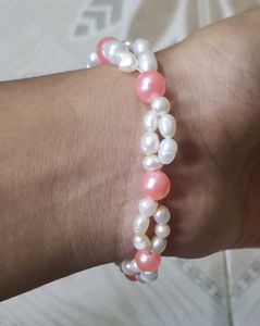Pink Pearl Bracelet For Women