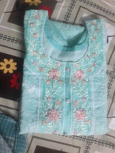 Kurta Set Embroidery Work