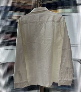 Men's White Patterned Casual Shirt
