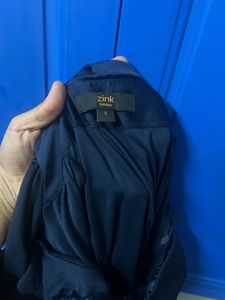 Elegant Navy Blue Mini Dress