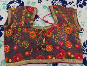 Dark Grey Padded Blouse