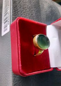 Vintage Green Stone Ring