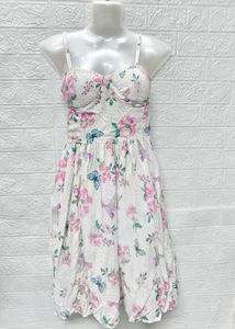 Pinic/ Party Wear Floral Corset Dress M Size