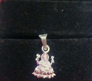 Silver Ganesh Pendant
